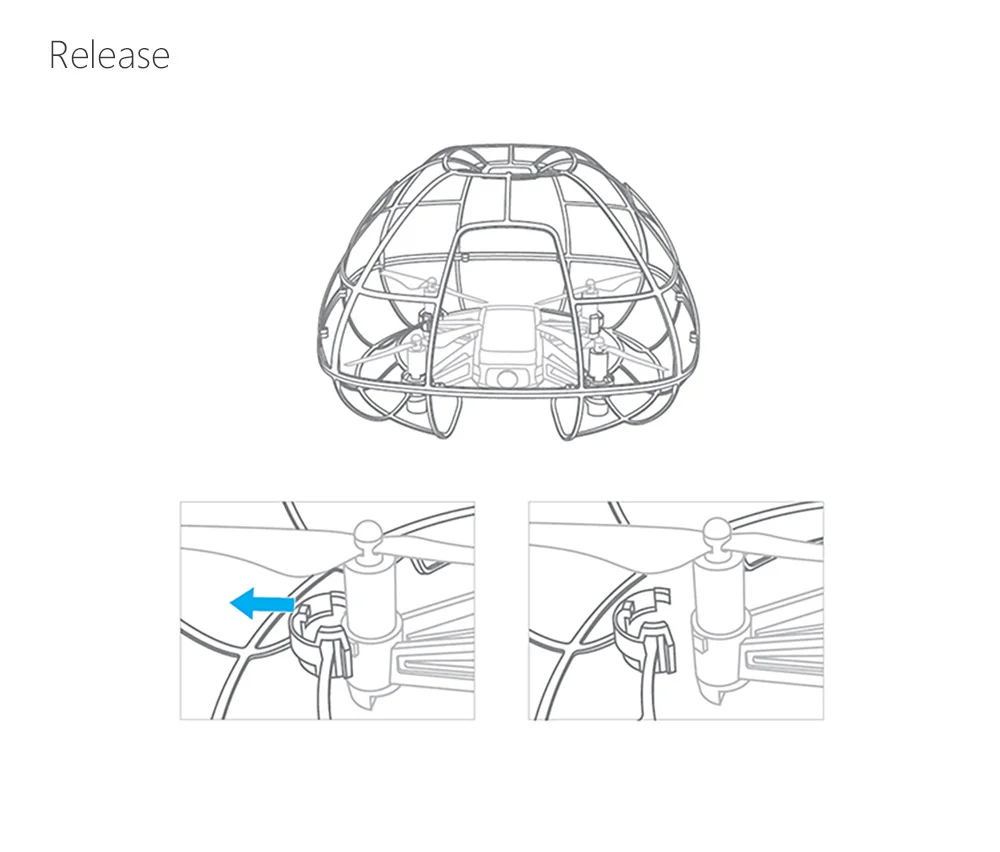 PGYTECH защита пропеллера для DJI Tello сферический защитный светильник 360 полная Защита протектор Tello аксессуары для дрона