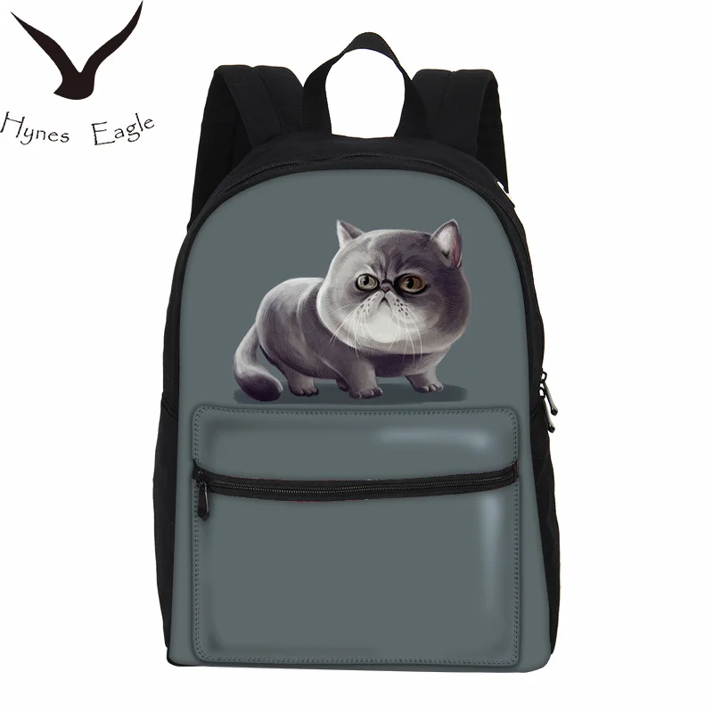 

Hynes Eagle Brand Canvas Backpack For Men Women Backpacks Animal Prints Softback Zipper Bag Laptop Backpacks Mochila Escolar