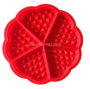

Silicone Waffle Mold Maker Pan Microwave Baking Cookie Cake Muffin Bakeware Cooking Tools Kitchen Accessories Supplies 50pcs