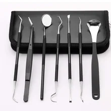 Высокое качество стоматологический набор Кюреток из 8 пародонтальный скалер из нержавеющей стали скалер набор инструментов для стоматологии чистка зубов