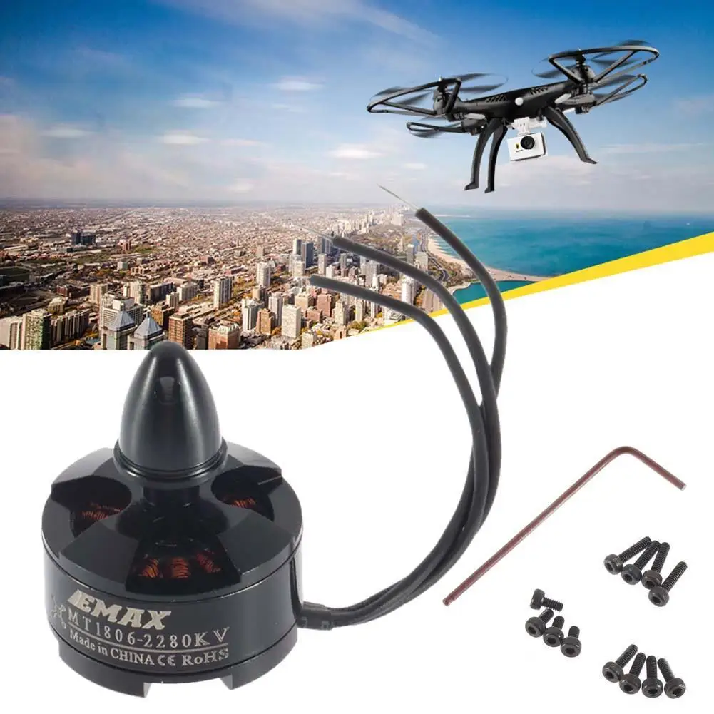 

EMAX MT1806 2280KV Brushless Motor CCW for RC 250 QAV250 Mini Quadcopter New