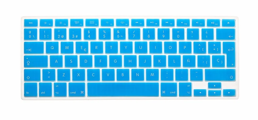 ESP Spanish Keyboard Skin Cover For Macbook Mac Book 13 15 17 EU UK Europe Version Silicone Laptop Keyoboard Protector Film (7)