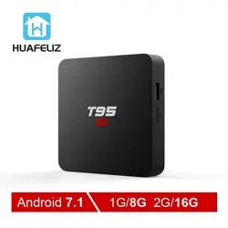 T95 S2 ТВ BOX Android OS 7,1 Smart ТВ коробка 2GB16GB 1GB8GB Amlogic S905W 4 ядра 2,4 ГГц Wi-Fi 4 K телеприставке PK X96 мини T95S1