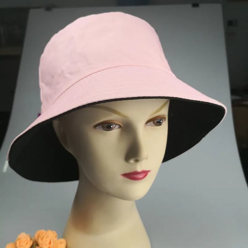 

56-58CM both sides Lovely fruit color Unisex Fashion Bob Caps Hip Hop Gorros Summer Caps Beach Sun Fishing Bucket cap