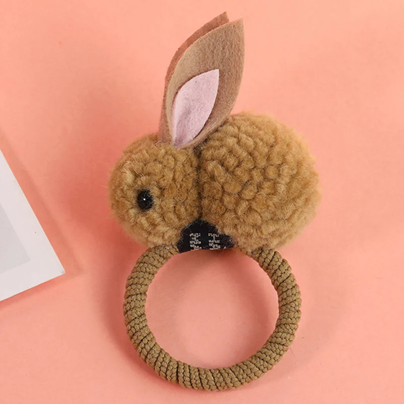 Girl's Cute Rabbit Style Hair Bands Brown