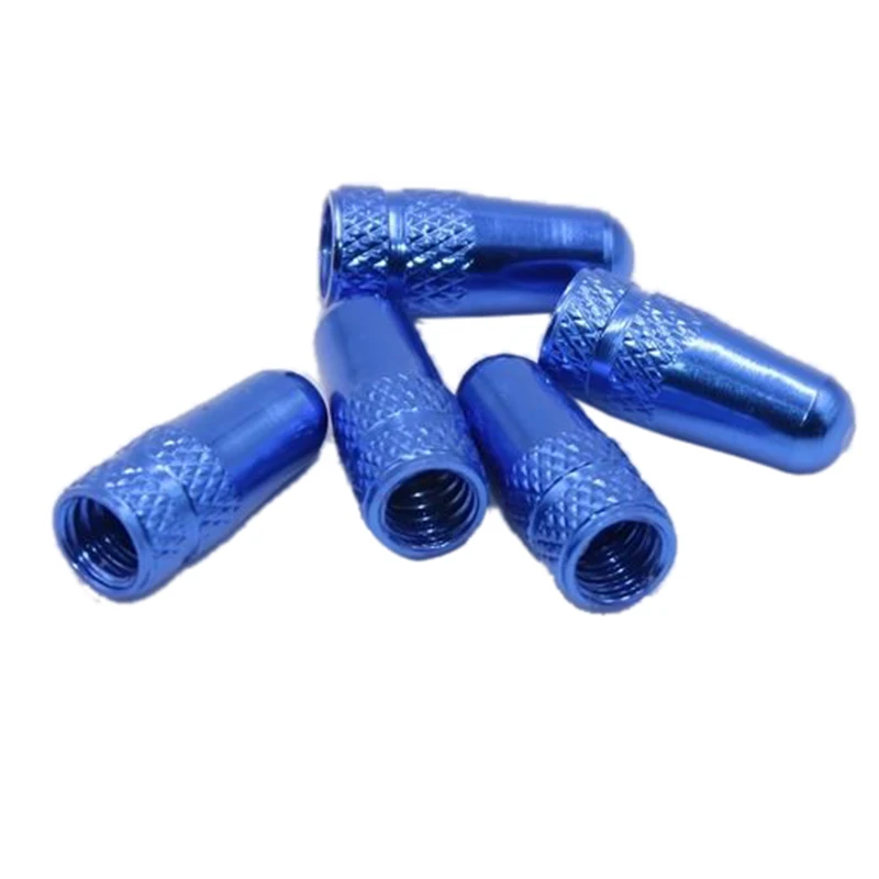 5Pcs Multicolor Aluminum Alloy Bicycle Valve Cap Tire Valve Dust Cover For Mountain Road Bike Cycling Accessories