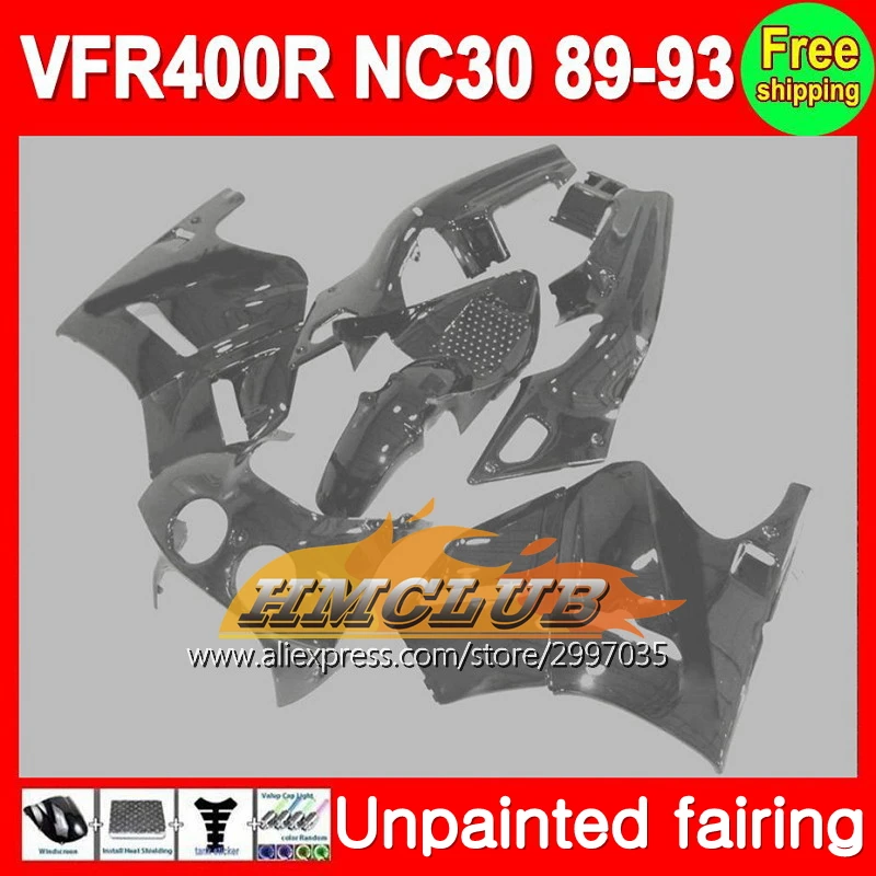 

Body Unpainted Full Fairing Kit For HONDA VFR400R NC30 VFR 400R VFR400 R 89 90 91 92 93 1989 1990 1991 1992 1993 Fairing