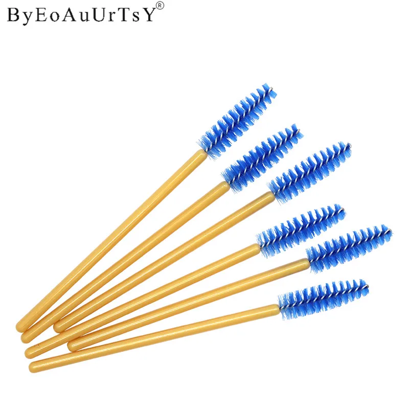 50pcs Disposable Eyelash Brush Mascara Wands Applicator Eyelash Comb Makeup Brushes Individual Lash Removing Swab Micro Brush    (14)