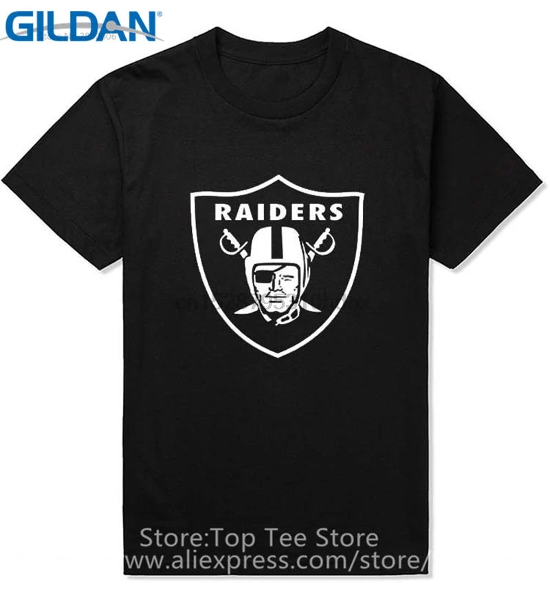 Дешевые мужские футболки с графическим принтом компании Raiders известные короткие
