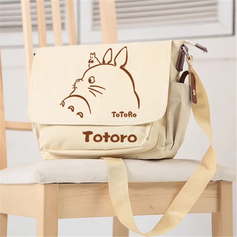 aliexpress high quality my neighbor totoro canvas shoulder bags large