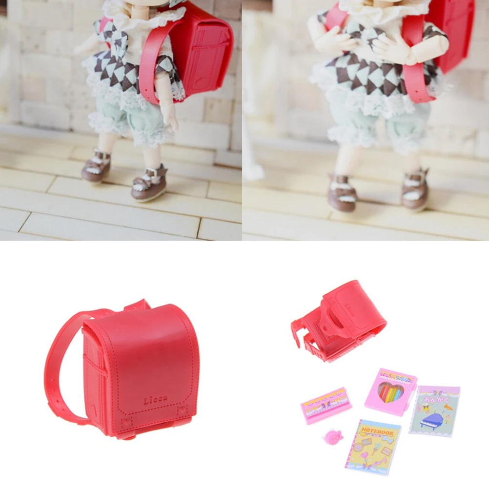 1/6 кукла школьная сумка для Licca подходит Блит Pullip OB Озон/Momoko Doll аксессуары набор