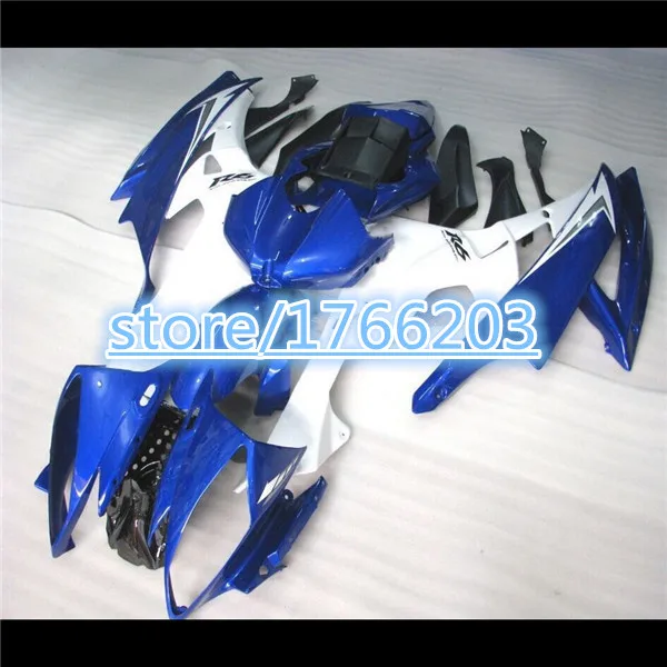 

Инъекция ABS обтекатель для YZFR6 2006 2007 синий белый 06-07 R6 YZF YZF-R6 06 07 ABS YZF R6 комплект обтекателей из пластика 19 Ning