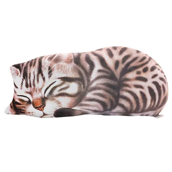 

1pc 50/70/90cm 3D Simulation Plush Cat dog fox Pillows Soft Stuffed Animals Cushion big Sofa Decor Cartoon Plush Toys for Childr