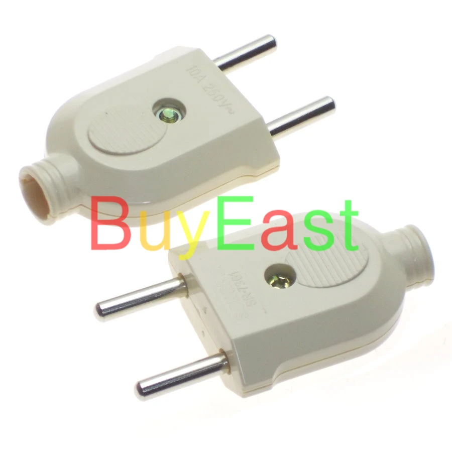 12 x Европейский ЕС Тип C 4 мм pin CEE 7/16 DIY Rewireable Power Plug|plug type|plug powerplug 4mm |