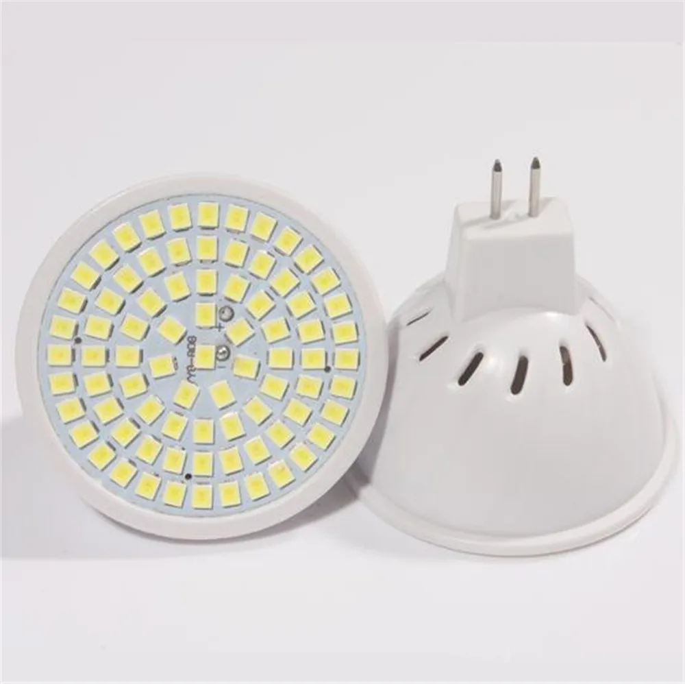 10 шт./лот 80 светодиодов Точечный светильник G10 MR16 E27 E14 refletor led 48 60 Светодиодные