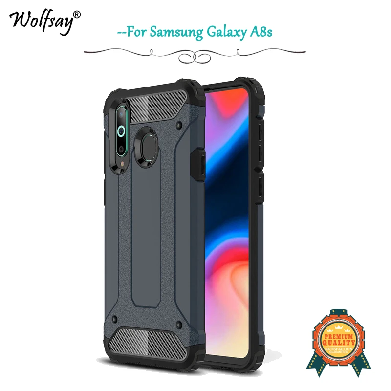 

For Samsung Galaxy A8s Case Slim Shockproof Armor Rubber Hard Phone Case For Samsung Galaxy A8s Back Cover For Samsung A8s Shell