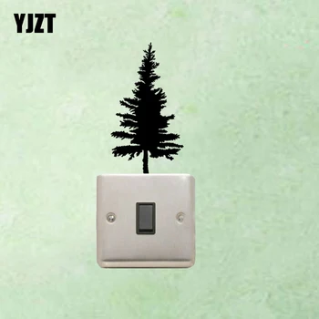 

Pine Tree Switch Wall Sticker Home Decoration Accessories Black 7SS0743
