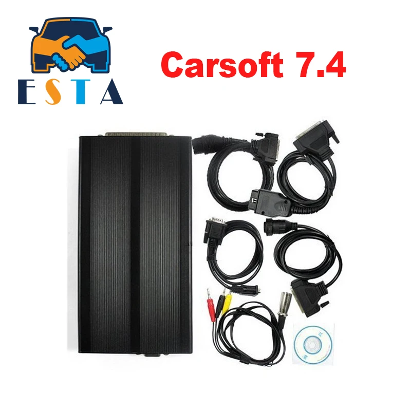 DHL Free High Quality MB Carsoft 7.4 Multiplexer MCU Controlled Interface For Carsoft 7.4 Auto