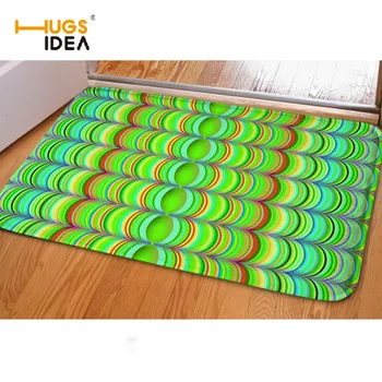 

HUGSIDEA 3D Multi-color Printing Front Entrance Doormat Home Carpets for Bedroom Kitchen Living Room Non-slip Rugs Carpet 2017