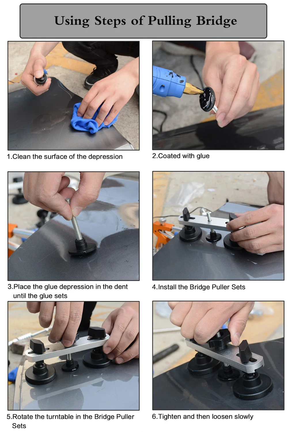 Whdz PDR инструменты Paintless вмятина Инструменты для ремонта автомобиля град Repair Tool термоклей палочки клеевой пистолет puller Tabs комплект Ferramentas