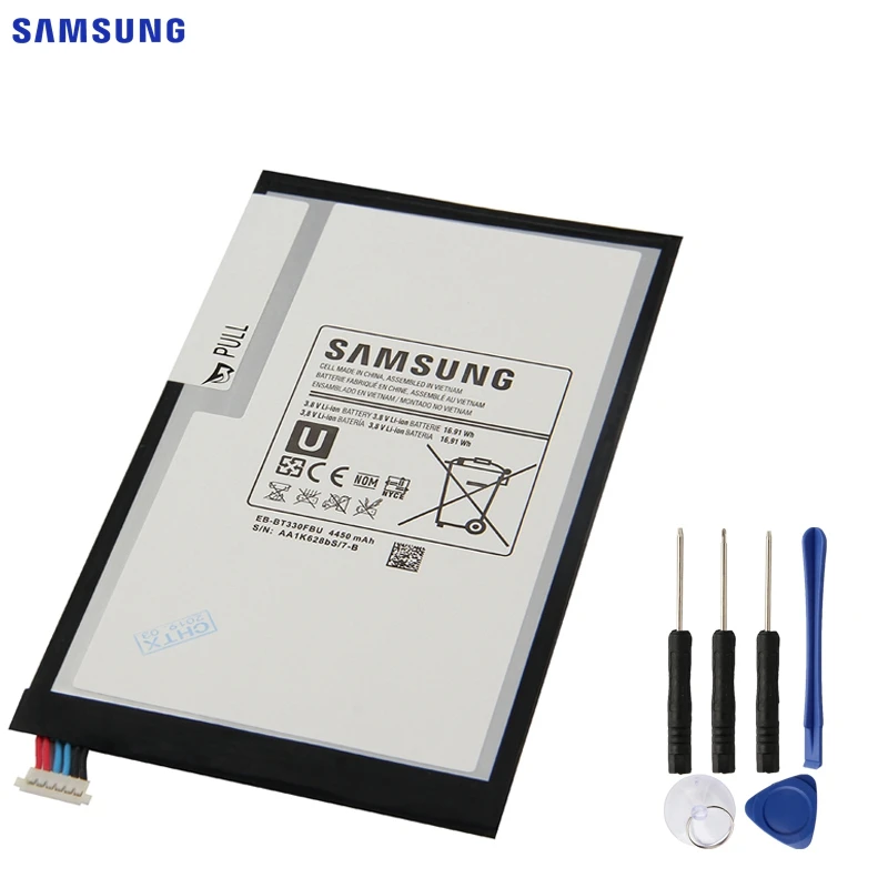 

SAMSUNG Original Replacement Battery EB-BT330FBE For Samsung GALAXY Tab4 SM-T330 T331 Authentic Tablet Battery 4450mAh