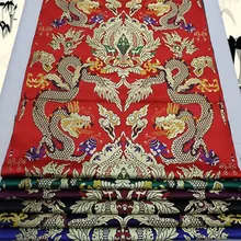 C620, китайский стиль, Большой дракон, жаккардовая шелковая парчовая ткань, китайская ткань для свадебного платья, буддийская одежда, китайский домашний текстиль