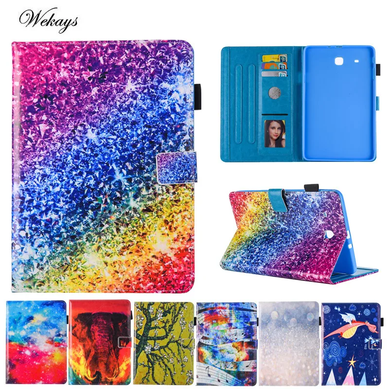 Wekays Case For Samsung Galaxy Tab E 8.0 T377 T375 T377V Case Silicone Fashion Luxury Shell Fundas Tablet Back Cover Bag Coque