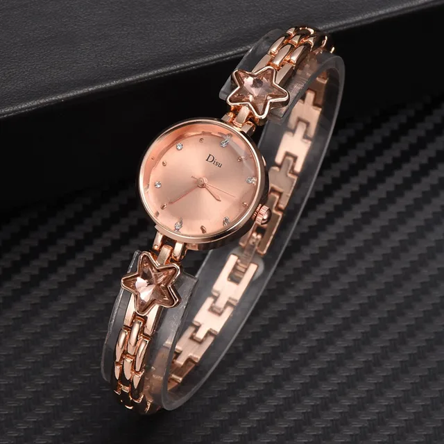 Disu Delle Donne Di Marca Di Orologi In Oro Rosa Signore Della Vigilanza Del Bra Disu Delle Donne Di Marca Di Orologi In Oro Rosa Signore Della Vigilanza Del Bra