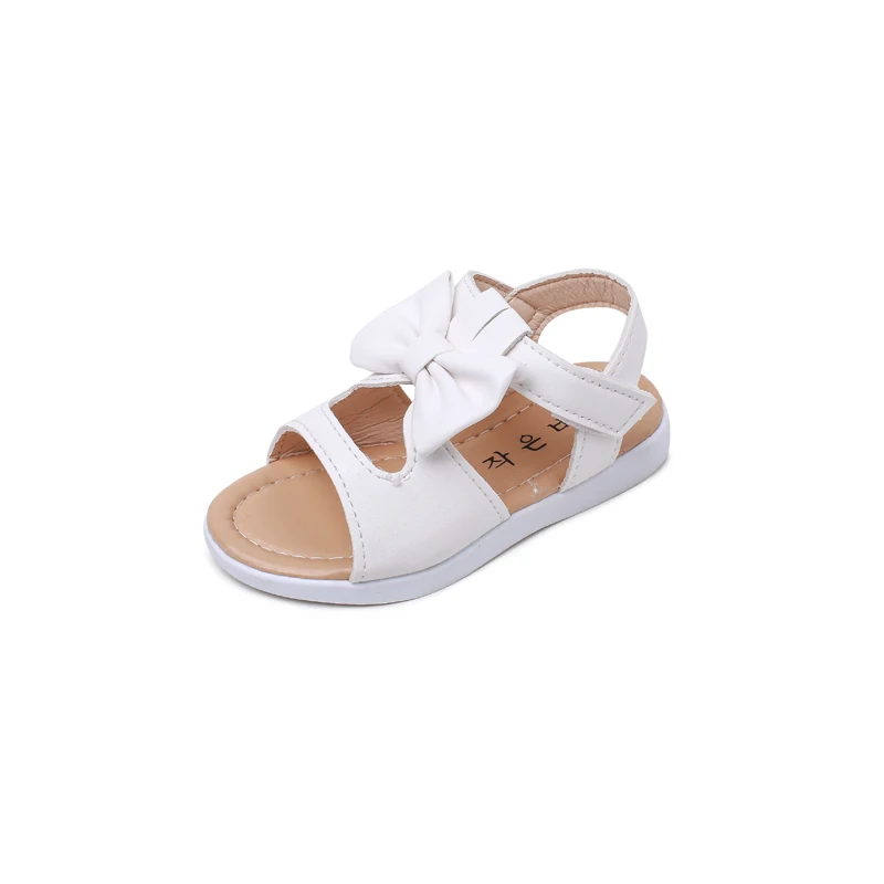 

3 color children's shoes 2018 summer new kids big bowknot sandals girls princess shoes