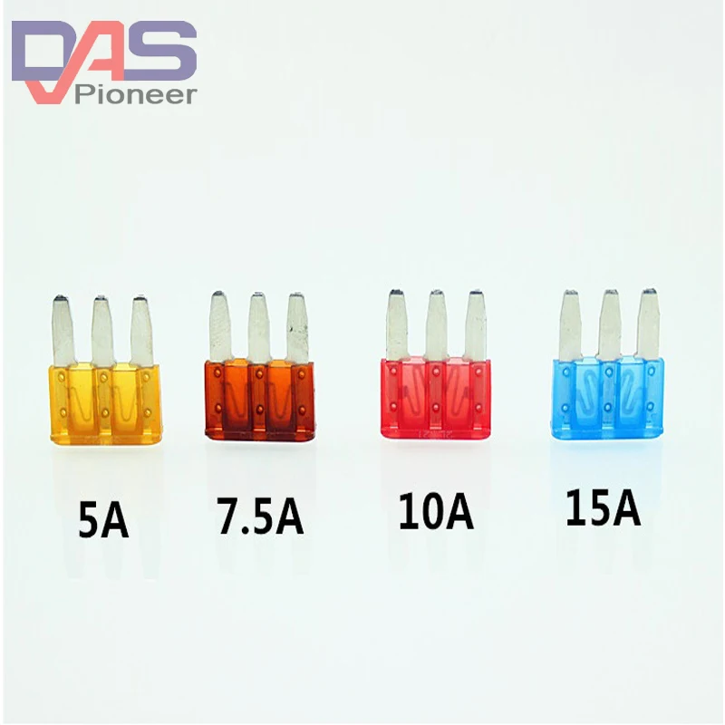 

Micro3 Fuse 3Pins High Quality PEC Automotive Car Fuse JEEP 5A 7.5A 10A 20A