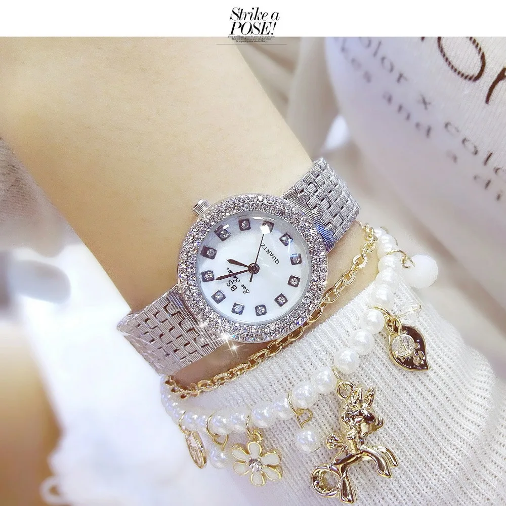 Модные часы женские люксовый бренд водонепроницаемые Montre Femme нержавеющая сталь