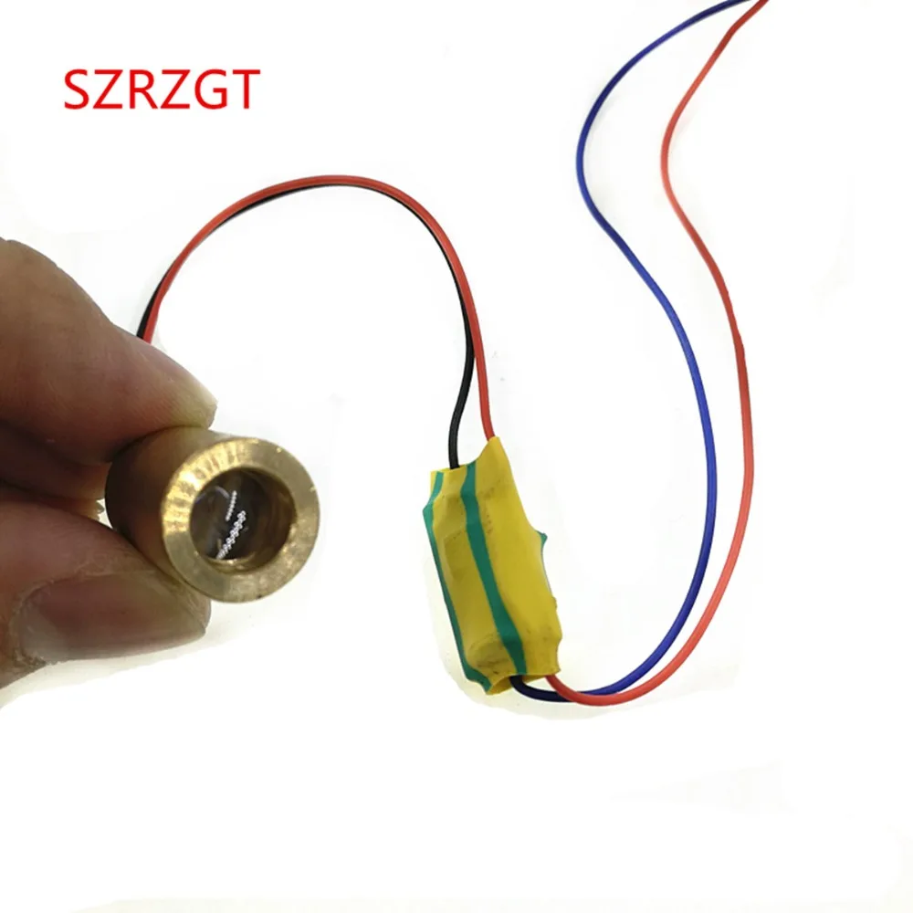 

532nm 12mm 3V-3.7V 20mW Adjustable Laser Dot Diode Module Green Copper Head