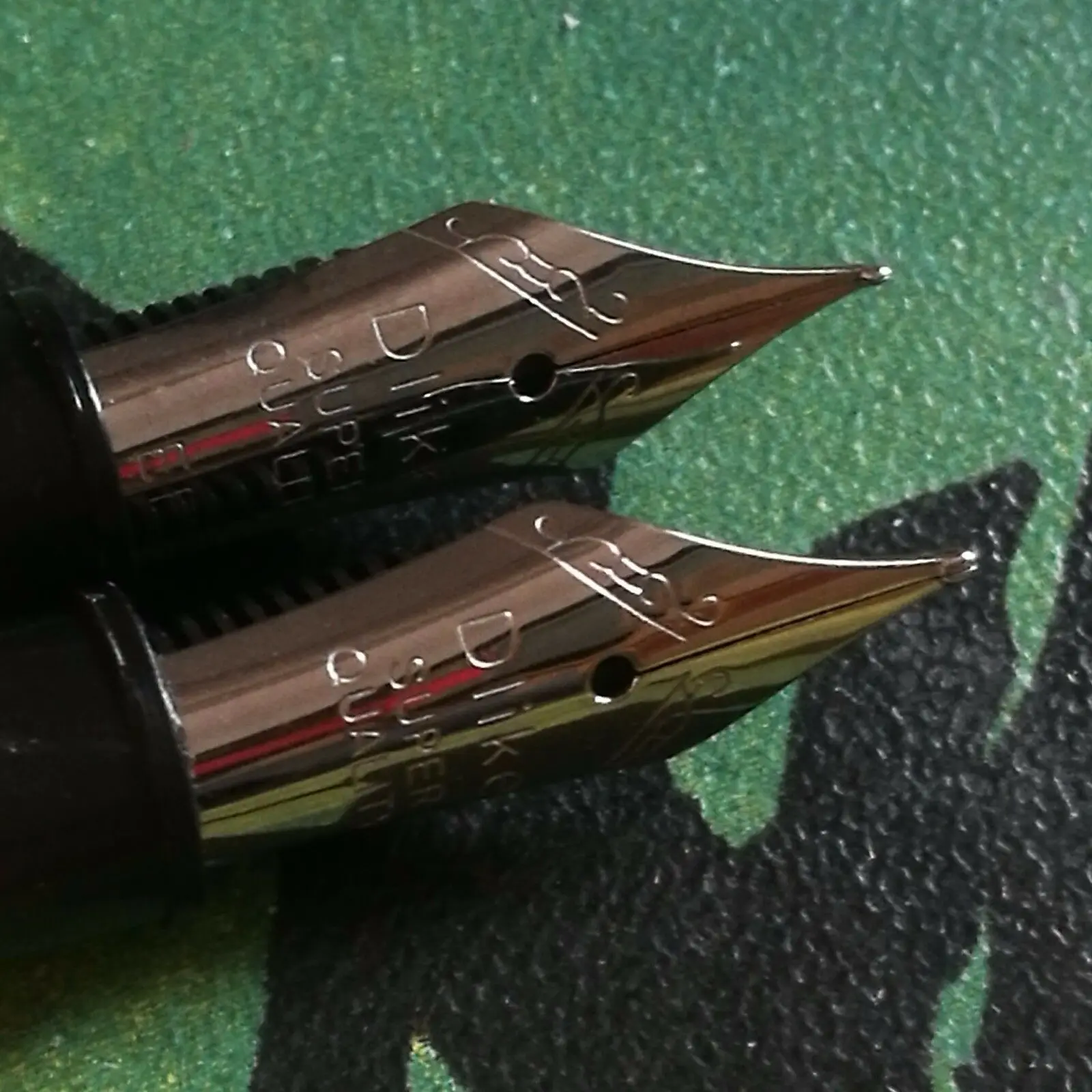 

2pc Fountain Pen Nibs Medium and EF Bent Nib Units Per One for DELIKE Alpha and NEW MOON