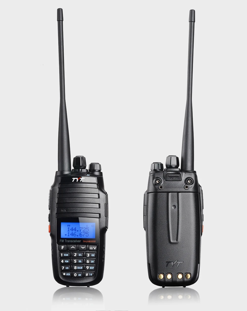 TYT UV8000D портативная рация 10 км двухдиапазонный VHF UHF 10 Вт Радио Comunicador 10 км 3600 мАч функция перекрестного ретранслятора радиоприемник TYT