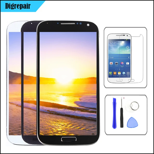 Black For Samsung Galaxy S4 I9505 Lcd Display Touch Screen Glass