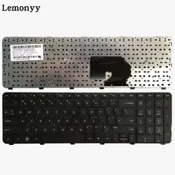 США черная клавиатура для ноутбука для HP Pavilion dv7-6100 DV7-6000 DV7-6200 DV7-6152er 257-60945 английская клавиатура с рамкой
