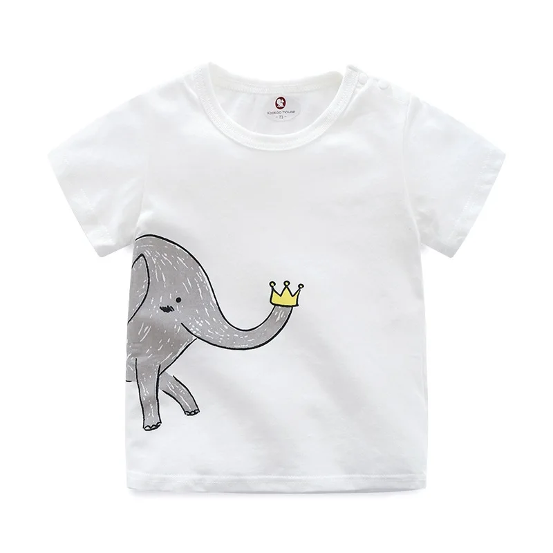 Летняя детская одежда футболки с короткими рукавами для малышей Мягкая Одежда для мальчиков Одежда для маленьких девочек футболки для новорожденных футболки для девочек - Цвет: Хаки