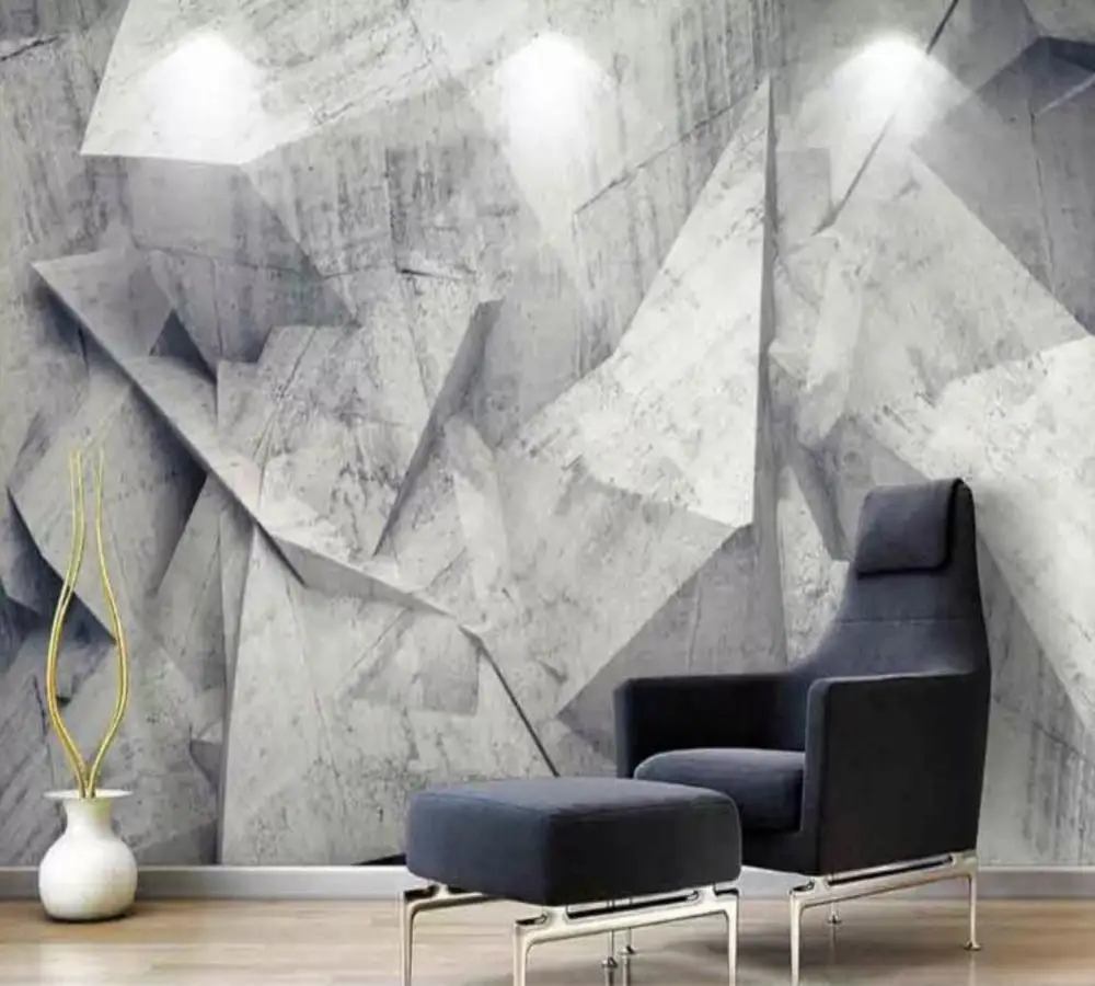 

Custom 3d wallpaper Nordic minimalistic abstract line geometry 3d mural marble TV background wall papers home decor 3d