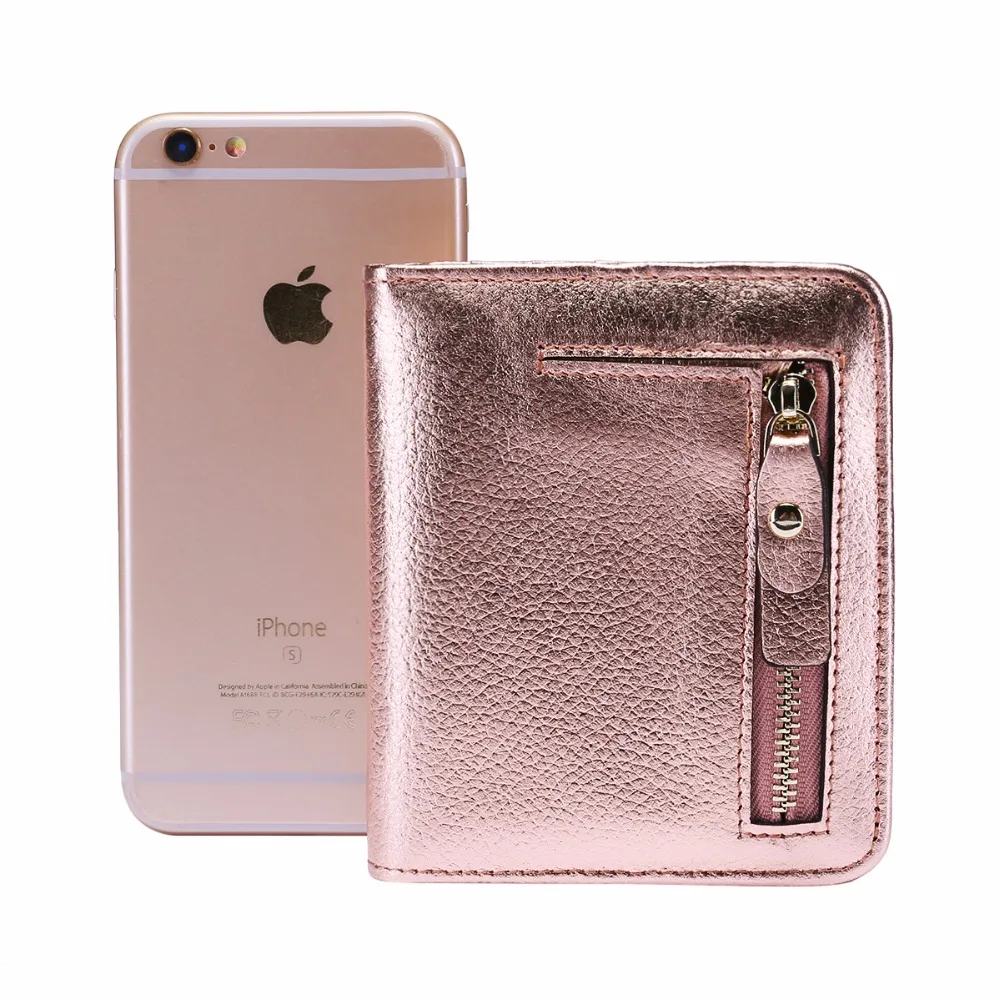 New arrival women genuine leather flower pattern small wallet short compact bi-fold with zipper coin pocket Leather mini purse New arrival women genuine leather flower pattern small wallet short compact bi-fold with zipper coin pocket Leather mini purse