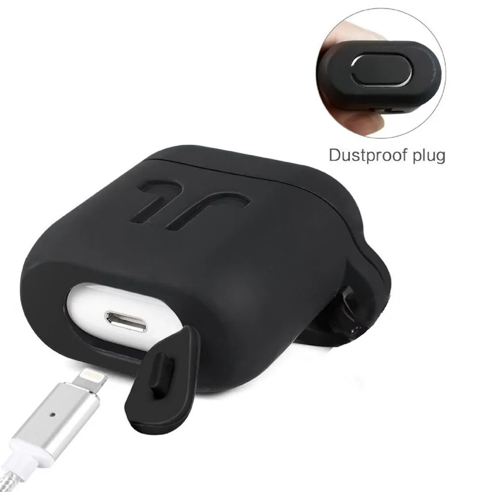 For AirPods Case Protective Silicone Cover Shockproof Earpods Case for Apple Earphone for Airpod Case Charger Accessories #