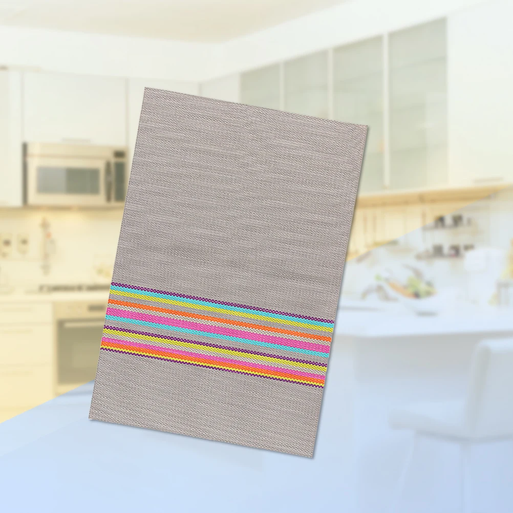 Нескользящие термостойкие стола Коврики Кухня accessoriesrainbow ПВХ coaster Подушки место