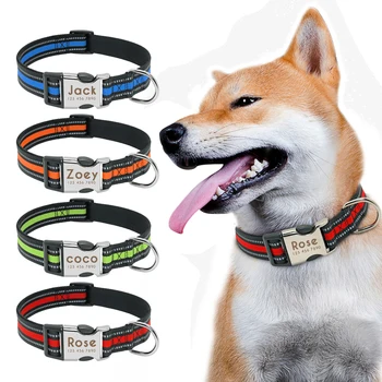 Personalized Reflective Dog Collar