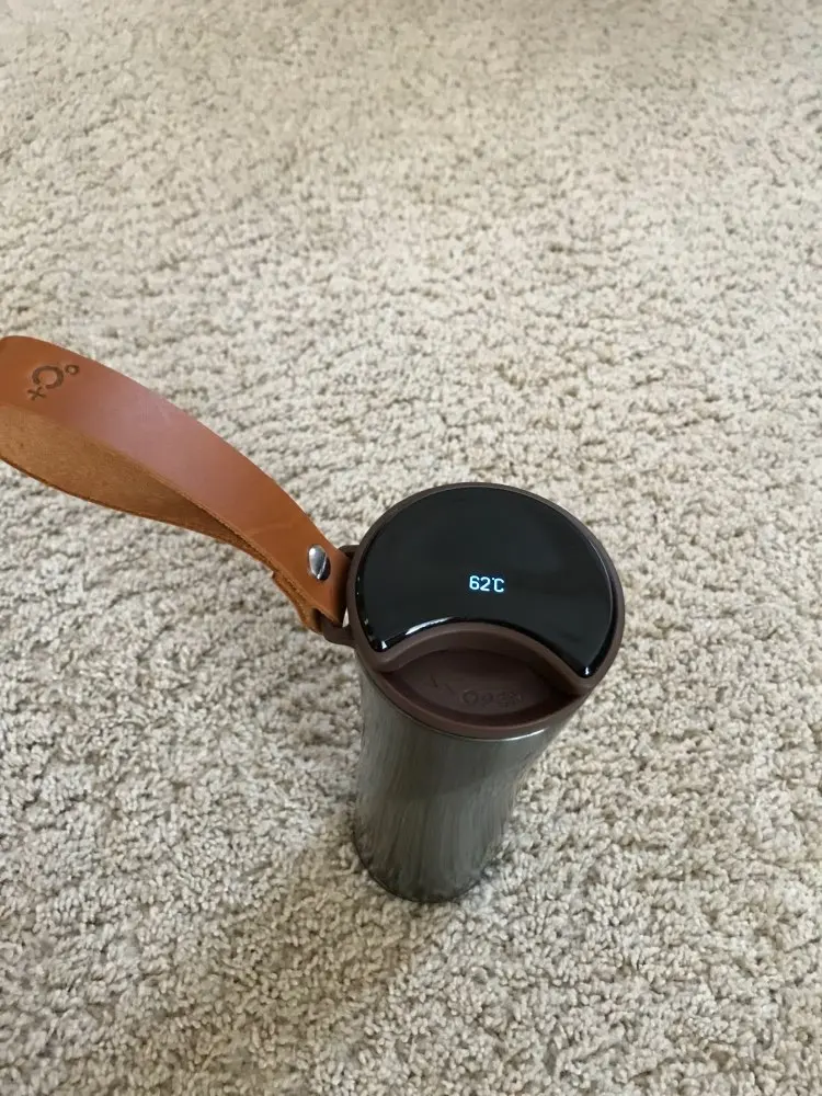 Xiaomi Kiss Fish Slim Smart Cup 430 мл OLED температурный экран 310 г переносная чашка для горячей воды из нержавеющей стали с кожаной веревкой