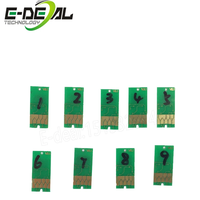 

E-deal Resettable Cartridge Chip for Epson Stylus Pro 7890 9890 7908 9908 with T6361-T6369 9 colors Reset chip