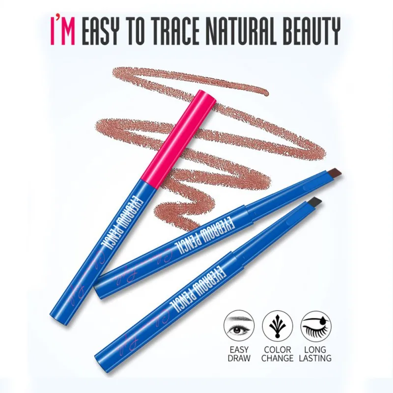 

NEW Waterproof Eyebrow Pencil Rotating Automatic Eye Brow Pencil Cosmetic Eyebrow Shaping Liner Pen
