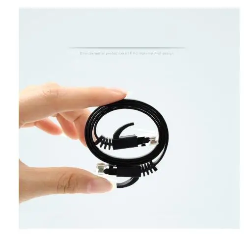 

Ethernet Network Cable RJ45 Patch LAN cable black white color