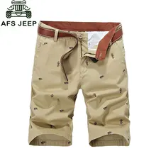 Брендовая одежда плюс размер 30~ 44 хлопок летние мужские повседневные шорты бермуды с принтом Короткие штаны с карманами Pantalones Cortos