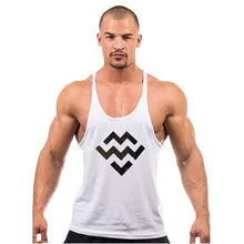 Мужские хлопковые облегающие топы на бретелях для бодибилдинга, тренажеры для фитнеса, тренировки, рубашки без рукавов, жилет на бретельках, мужские джоггеры, повседневная майка, одежда