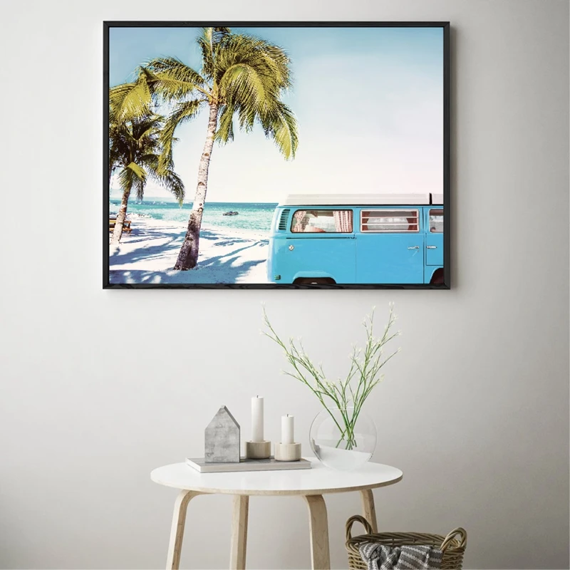 Retro Van Wall Art Print