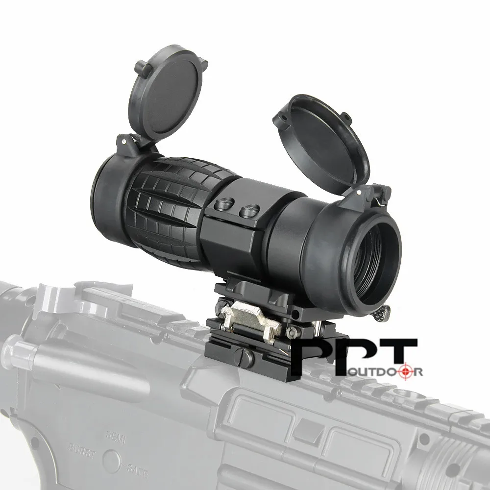 Flip para Montagem Apto para 21.2mm Visão Óptica Lupa Scope Caça Riflescope Mira Lateral Tecelão Montagem Pp1-0002 Ppt 3x 5 Cheap Lunetas Riflescopes